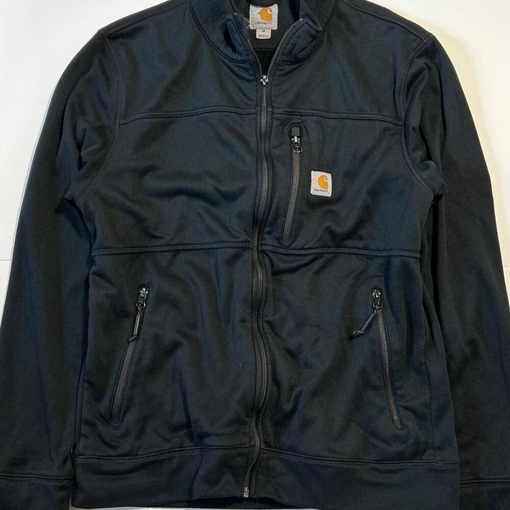 Carhartt Men's black zip up jacket